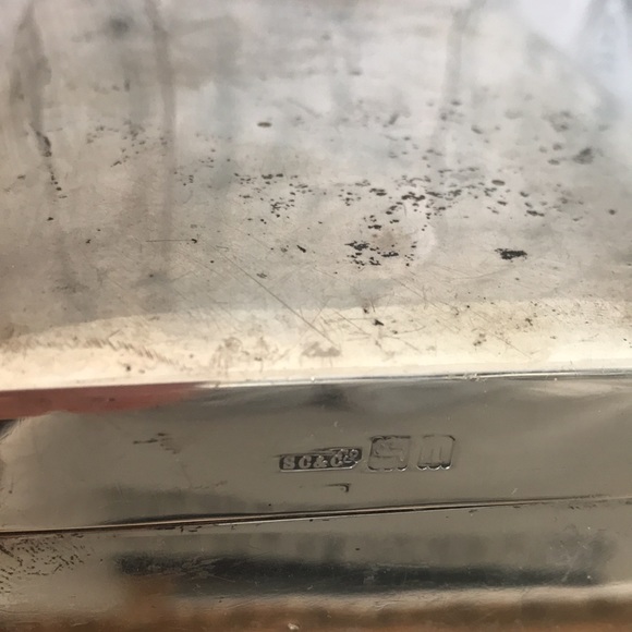 🌠 🌹Antique Sterling Silver Cigarette Box🌹 🌠 or Jewelry Box🌺💐Wedding Gift🌷 - Picture 6 of 16